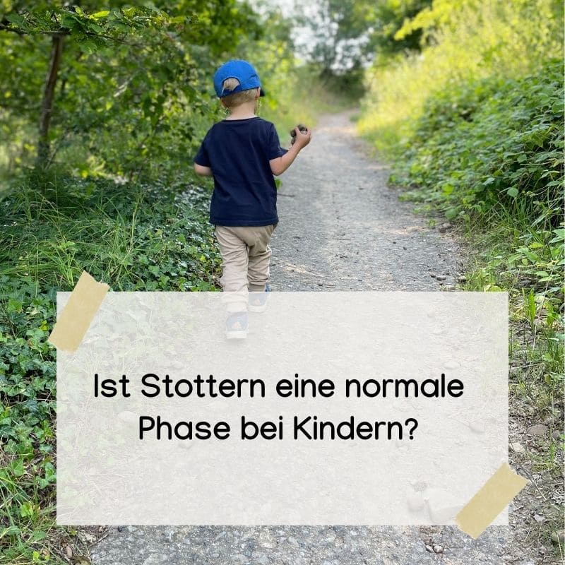 Ist Stottern eine normale Phase bei Kindern?