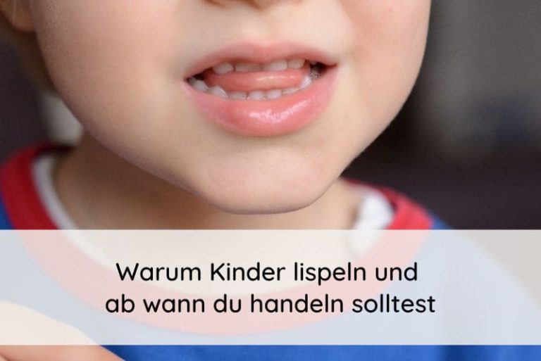 Warum Kinder lispeln und ab wann du handeln solltest