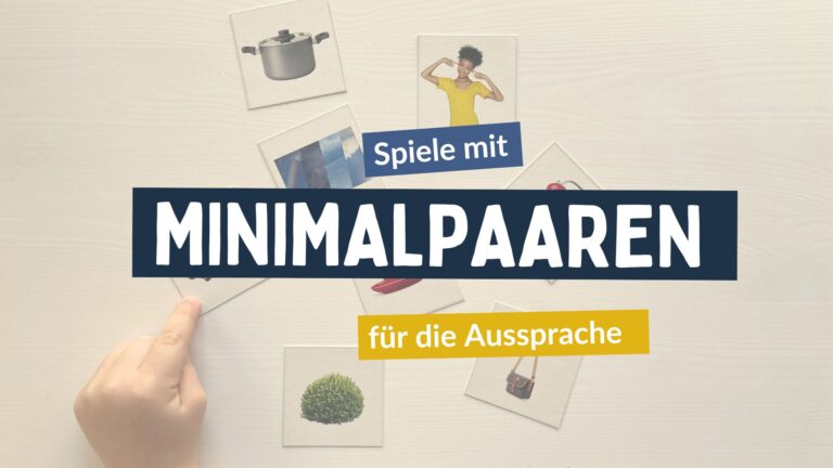 Spiele mit Minimalpaaren für die Aussprache