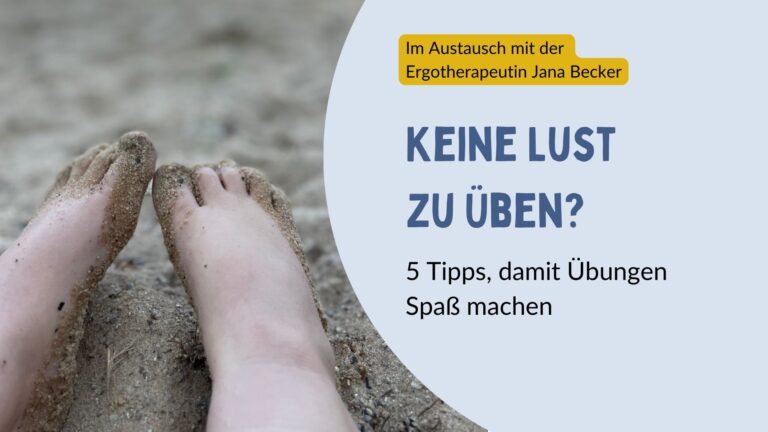 Keine Lust zu üben? 5 Tipps, wie Übungen in der Logopädie Spaß machen können