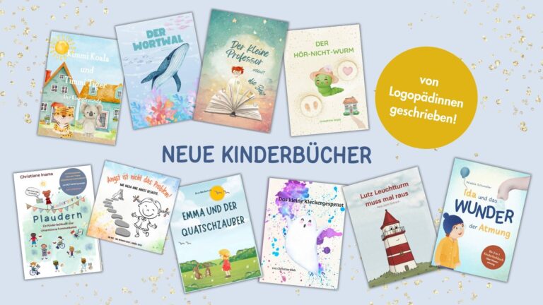 Kinderbücher zur Sprachförderung und Logopädie