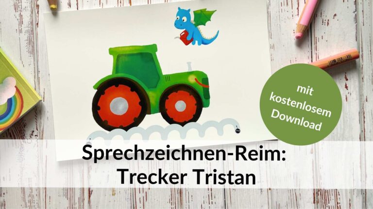 Reim zum Sprechzeichnen mit Traktor / Trecker