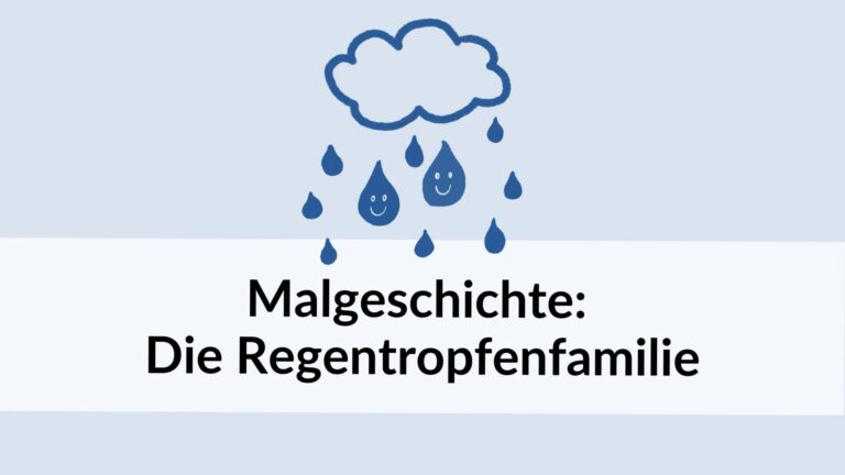 Malgeschichte: Die Regentropfenfamilie