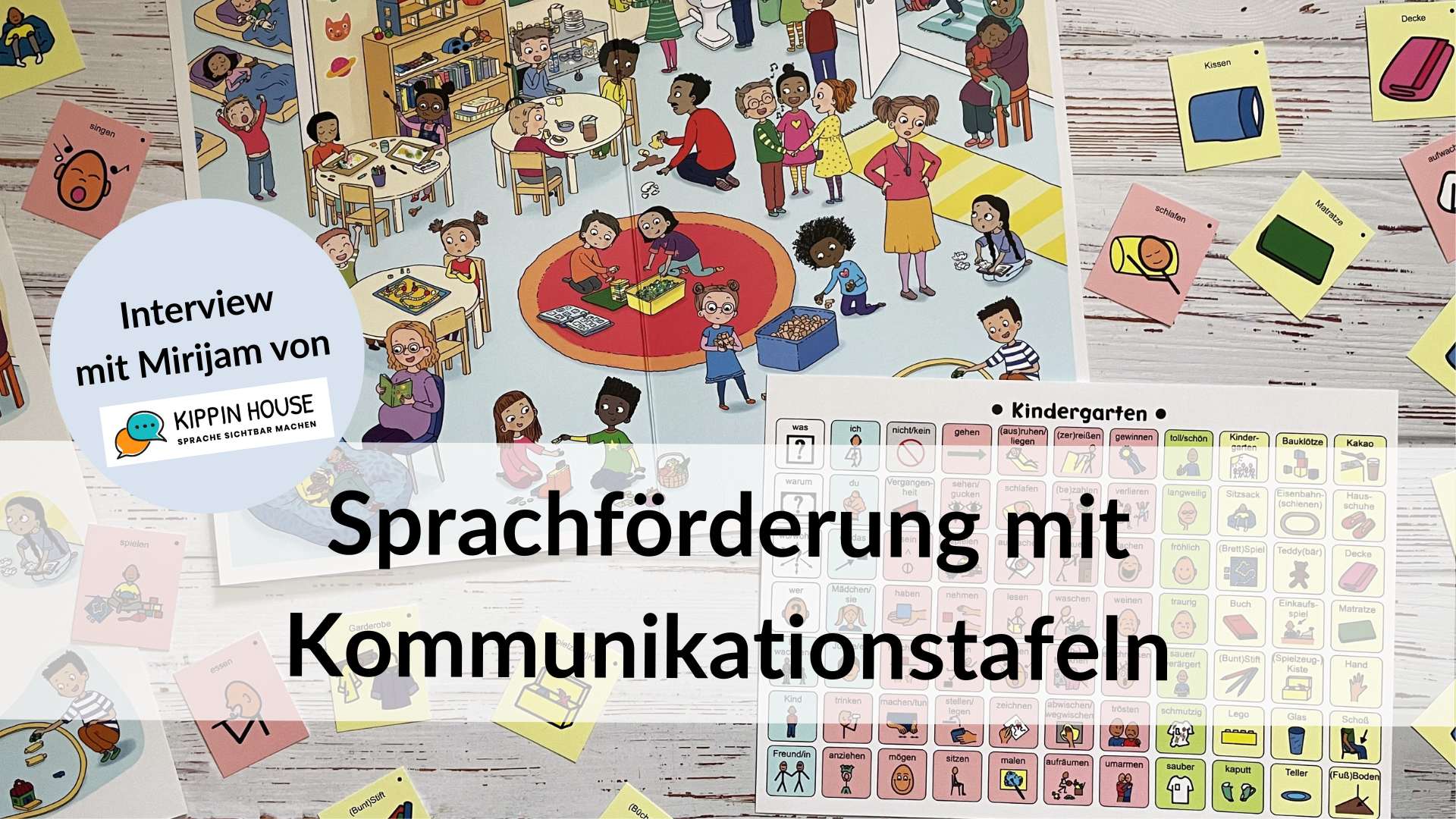 Sprachförderung mit Kommunikationstafeln: Kippinhouse im Interview
